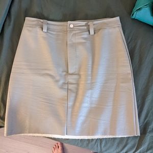 Mango faux leather skirt